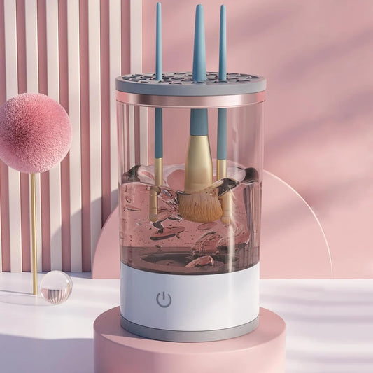 Nettoyeur Électrique – Pinceaux Maquillage Propres & Doux en 30s